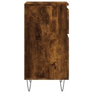 Бюфет опушен дъб 40x35x70 см инженерно дърво