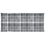 Накланящи градински столове с възглавници 8 бр тик масив