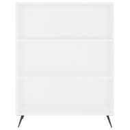 Висок шкаф, бял, 69,5x34x180 см, инженерно дърво