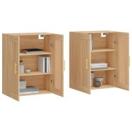 Стенни шкафове, 2 бр, дъб сонома, инженерно дърво