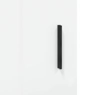 Висок шкаф, бял, 34,5x34x180 см, инженерно дърво