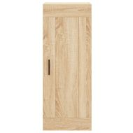 Висок шкаф, сонома дъб, 34,5x34x180 см, инженерно дърво