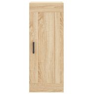 Висок шкаф, сонома дъб, 34,5x34x180 см, инженерно дърво