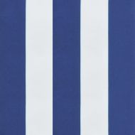 Палетна възглавница синьо-бяло райе 80x80x12 см текстил