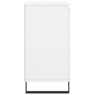 Сайдборд, бял, 60x35x70 см, инженерно дърво