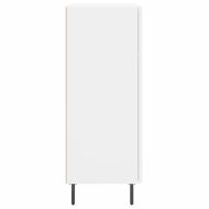 Сайдборд, бял, 69,5x34x90 см, инженерно дърво