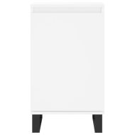 Бюфет бял 40x35x70 см инженерно дърво