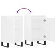 Бюфет бял 40x35x70 см инженерно дърво