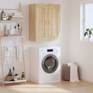 Стенен шкаф дъб сонома 69,5x34x90 см инженерно дърво