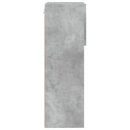 ТВ шкаф с LED осветление, бетонно сив, 40,5x30x90 см