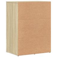 Страничен шкаф, дъб сонома, 59x39x80 см, инженерно дърво