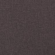 Легло с матрак Dover, тъмнокафяво, 140x190 см, плат