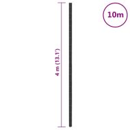 Мембрана против плевели, черна, 4x10 м, PP