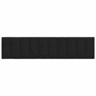 Мека табла за легло Hanko, черна, 200 см, плат