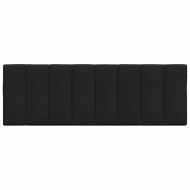 Мека табла за легло Hanko, черна, 140 см, плат