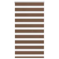 Зеброва щора кафяв 75x150 см Ширина на плата 70,9 см Полиестер