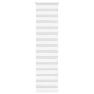 Зеброва щора бял 65x200 см Ширина на плата 60,9 см Полиестер