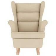 Люлеещ се стол Cream 74x90x102 cm Fabric