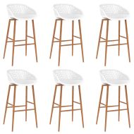 Бар комплект от 7 части, бял