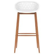 Бар комплект от 5 части, бял