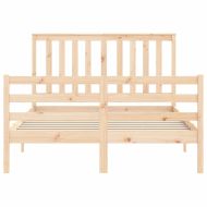 Рамка за легло с табла Double масивно дърво