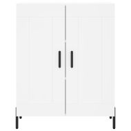 Висок шкаф, бял, 69,5x34x180 см, инженерно дърво