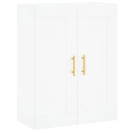 Стенни шкафове, 2 бр, бели, инженерно дърво