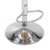 Бар табуретки, 2 бр, кремави, извито дърво и изкуствена кожа