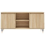 ТВ шкаф, сонома дъб, 104x35x50 см, инженерно дърво