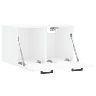 Стенен шкаф, бял, 60x36,5x35 см, инженерно дърво