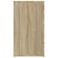 Сайдборд, дъб сонома, 100x33x59,5 см, инженерно дърво