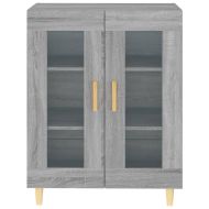 Сайдборд, сив сонома, 69,5x34x90 см, инженерно дърво