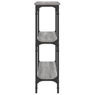 Конзолна маса, сив сонома, 75x22,5x75 см, инженерно дърво