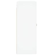 Стенни шкафове, 2 бр, бели, инженерно дърво