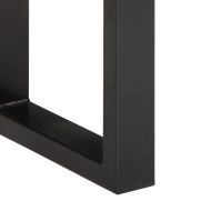 Пейка, 160 см, грубо мангово дърво масив и стомана