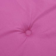 Възглавници за градински столове 6 бр розови 50x50x4 см текстил