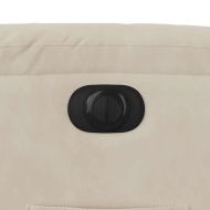 Електрически реклайнер стол, бежов, микрофибърен текстил