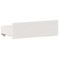 Рамка за легло без матрак с табла 120x190 см борово дърво масив