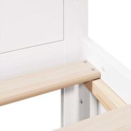 Рамка за легло без матрак с табла 120x190 см борово дърво масив