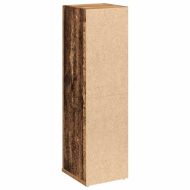 Шкаф за баня с държач за ролки, старо дърво, 20,5x22x72 см