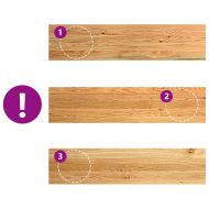 Стълбищни стъпала, 2 бр, светлокафяви, 110x30x2 см, дъб масив