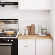 Кухненски работен плот, 100x63,5x2,7 см, дъб масив, правоъгълна