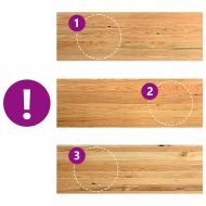 Прозоречни первази, 2 бр, светлокафяви, 120x40x2 см, дъб масив