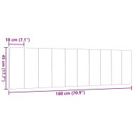 Мека табла за легло Hanko, таупе, 180 см, плат