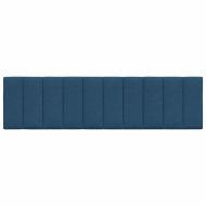 Мека табла за легло Hanko, синя, 180 см, плат