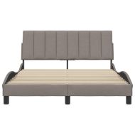 Рамка за легло без матрак Hanko, таупе, 140x190 см плат