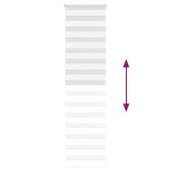 Зеброва щора бял 60x230 см ширина на плата 55,9 cm полиестер