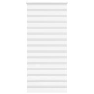 Зеброва щора бял 115x200 см Ширина на плата 110,9 см полиестер