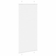 Плисирана щора Бяла 100x200 cm Ширина на плата 99,4 cm