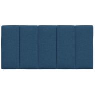 Мека табла за легло Hanko, синя, 100 см, плат